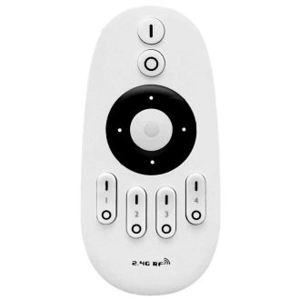   Avide LED Szalag 12-24V Fényerőszabályzó 4 Zónás Távirányító 120W Vezérlőhöz (ABLS12VDIMM-RFCC-4Z)