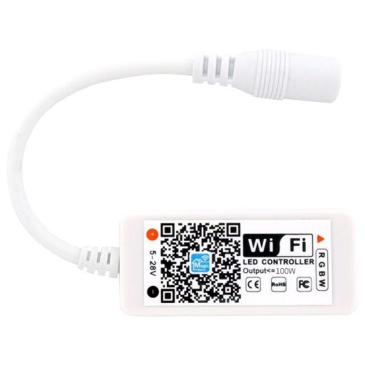 Avide LED Szalag 5-24V 100W RGB+W Mini WIFI-s Vezérlő (ABLS12VRGBW-100W-WIFI)