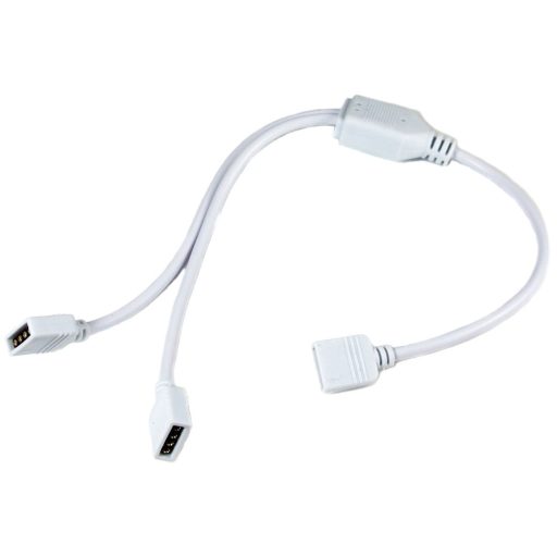 Avide LED Szalag 12V RGB+W Kétágú Kontroller Elosztó Kábel 30cm (ABLS12VRGBW-2WAY-SPLIT)