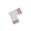 Avide LED Szalag 12V RGB+W L Elosztó (10 darabos csomag) (ABLS12VRGBW-L-CONNECTOR-10)