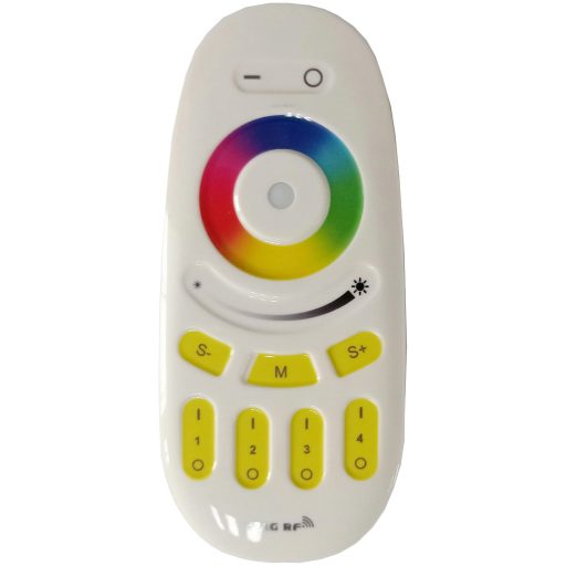 Avide LED Szalag 12-24V RGB+W 4 Zónás RF Touch Távirányító a 288W-os vezérlőhöz (ABLS12VTCRGBW-RFC-4Z-C)