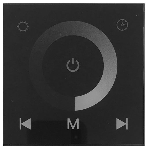 Avide LED Szalag 12V 96W Fényerőszabályzó Beépíthető Érintőpaneles Távirányító és Vezérlő (ABLS12VTPRDIMM-96W-RFC)