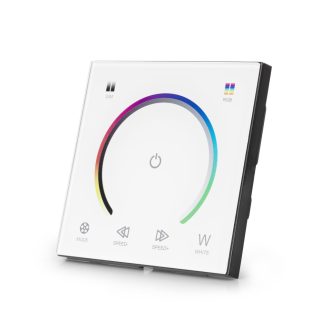   Avide LED Szalag 12-24V 144W RGB Érintőpaneles Távirányító és Vezérlő Fehér (ABLS12VTPRGB-144W-W)
