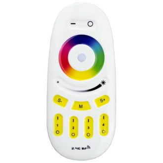   Avide LED Szalag 12-24V RGB+W 4 Zónás Távirányító 120W Vezérlőhöz (ABLS12VTPRGBW-RFCC-4Z)