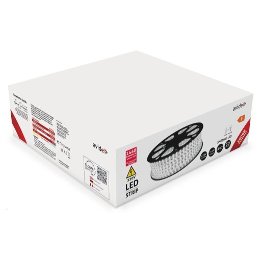 Avide LED Szalag 220V 14.4W 3000K IP67 50m (ABLS220V5050-60WW67)