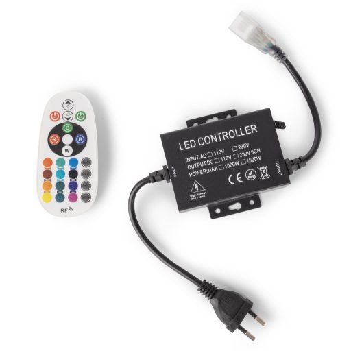 Avide LED Szalag 220V RGB RF Távirányító és Vezérlő max. 100m LED-szalaghoz (ABLS220VRGB-100M-RFC)