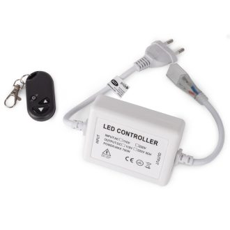   Avide LED Szalag 220V 600W Fényerőszabályzó 3528 SMD Rádiós Távirányító és Vezérlő (ABLS220VSCD-600W-RFC3528)