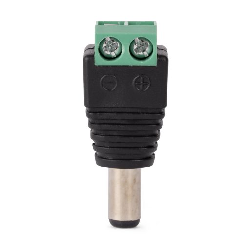 Avide LED Szalag 12-24V DC apa csatlakozó sorkapoccsal (50 db-os csom.) (ABLSDC-MALE-PLUG-50)