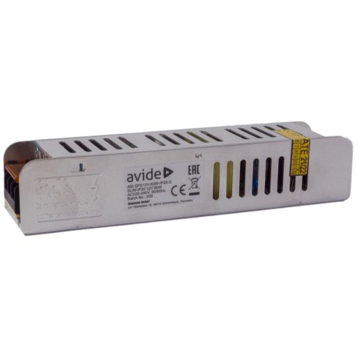 Avide LED Szalag 12V 60W IP20 Slim Tápegység (ABLSPS12V-60W-IP20-S)