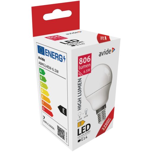 Avide LED Globe Mini G45 6.5W E14 EW 2700K (ABMG14EW-6.5W)