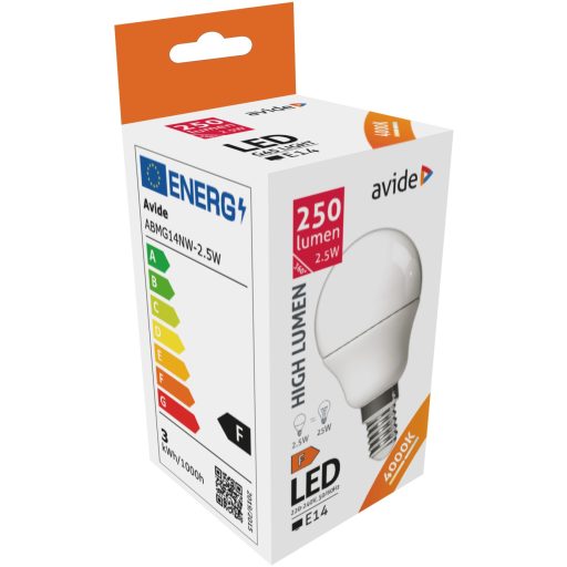 Avide LED Globe Mini G45 2.5W E14 NW 4000K (ABMG14NW-2.5W)