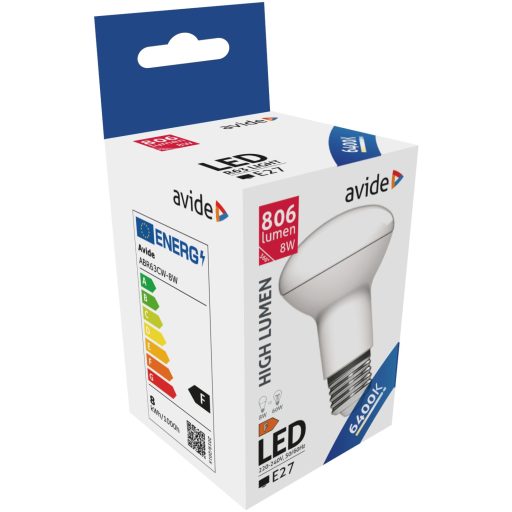 Avide LED R63 8W E27 CW 6400K (ABR63CW-8W)