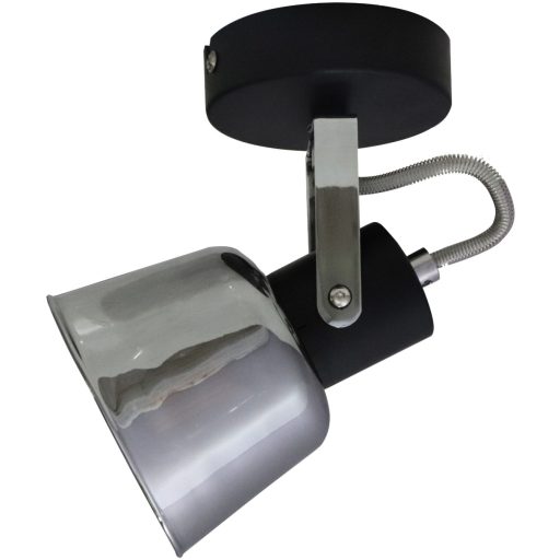 Avide Fali Lámpa Maya 1xE14 Foglalattal Fekete (ABWL-MA1B)