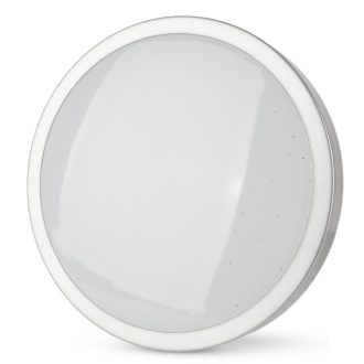   Avide LED Mennyezeti Lámpa Pandora V2 Csillagos Ezüst 15W 280*40mm NW 4000K (ACLO28NW-15W-PAN2S-S)