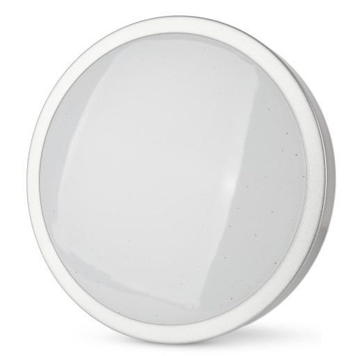 Avide LED Mennyezeti Lámpa Pandora V2 Csillagos Ezüst 15W 280*40mm NW 4000K (ACLO28NW-15W-PAN2S-S)