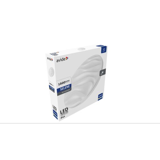 Avide LED Mennyezeti Lámpa IP44 Selene 18W 330*68mm CW 6400K (ACLO33CW-18W-SELE44)