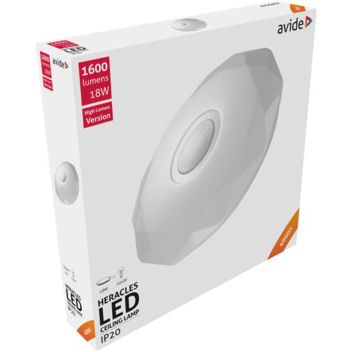Avide LED Mennyezeti Lámpa Heracles 18W 348*66mm NW 4000K (ACLO33NW-18W-HER)