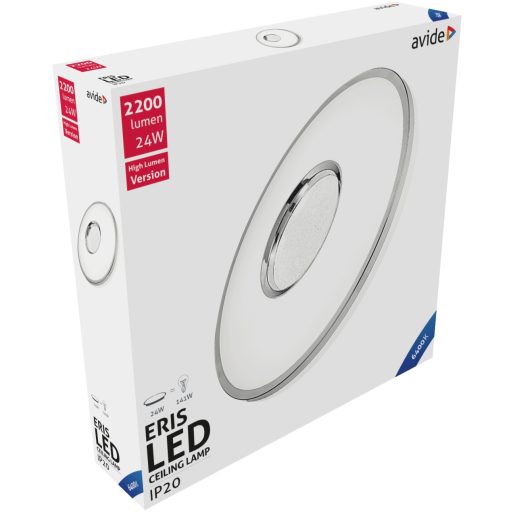 Avide LED Mennyezeti Lámpa Eris 24W 380*85mm CW 6400K (ACLO38CW-24W-ERI)