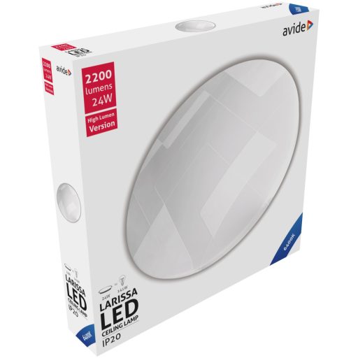 Avide LED Mennyezeti Lámpa Larissa 24W 375*70mm CW 6400K (ACLO38CW-24W-LAR)