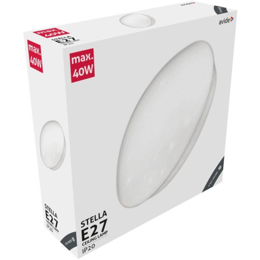 Avide LED Mennyezeti Lámpa Stella 380*110m 2xE27 (ACLO38E27-ST)