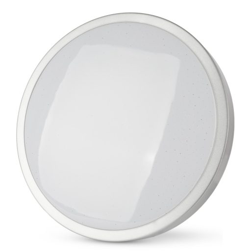 Avide LED Mennyezeti Lámpa Pandora V2 Csillagos Ezüst 24W 380*50mm NW 4000K (ACLO38NW-24W-PAN2S-S)