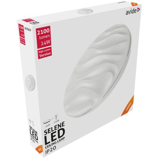 Avide LED Mennyezeti Lámpa Selene 24W 380*70mm NW 4000K (ACLO38NW-24W-SEL)