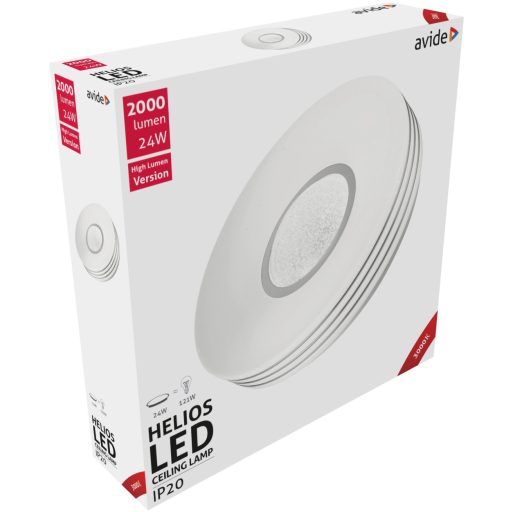 Avide LED Mennyezeti Lámpa Helios 24W 380*95mm WW 3000K (ACLO38WW-24W-HEL)
