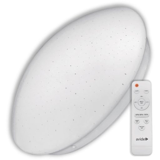 Avide LED Mennyezeti Lámpa Stella-CCT 80W (40+40) Távirányítóval (ACLOCCT-80W-R-ST)