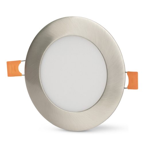 Avide LED Beépíthető Kerek Mennyezeti Lámpa ALU Szatén nikkel 6W NW 4000K (ACRPNW-R-6W-ALU-SN)