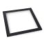 Avide Panelkeret Fekete négyzetes, 24W beépíthető ALU panelhez (ACRPXX-S-24W-ALU-ERB)