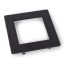 Avide Panelkeret Fekete négyzetes, 6W beépíthető ALU panelhez (ACRPXX-S-6W-ALU-ERB)