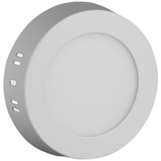 Avide LED Falra Szerelhető Kerek Mennyezeti Lámpa ALU 6W CW 6400K (ACSMCW-R-6W-ALU)