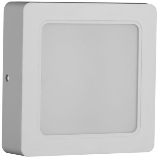 Avide LED Falra Szerelhető Négyzetes Mennyezeti Lámpa Műanyag 12W CW 6400K (ACSMCW-S-12W-PC)