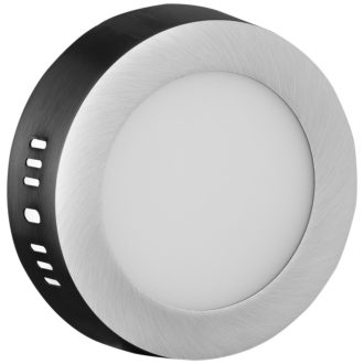   Avide LED Falra Szerelhető Kerek Mennyezeti Lámpa ALU Szatén Nikkel 6W NW 4000K (ACSMNW-R-6W-ALU-SN)