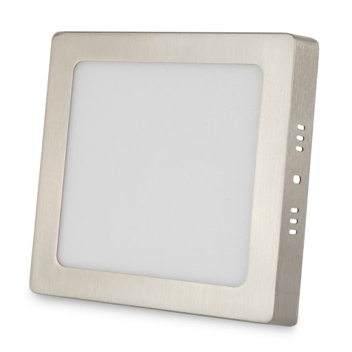 Avide LED Falra Szerelhető Négyzetes Mennyezeti Lámpa ALU Szatén Nikkel 12W NW 4000K (ACSMNW-S-12W-ALU-SN)