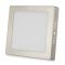 Avide LED Falra Szerelhető Négyzetes Mennyezeti Lámpa ALU Szatén Nikkel 12W NW 4000K (ACSMNW-S-12W-ALU-SN)
