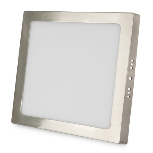 Avide LED Falra Szerelhető Négyzetes Mennyezeti Lámpa ALU Szatén Nikkel 18W NW 4000K (ACSMNW-S-18W-ALU-SN)