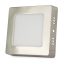 Avide LED Falra Szerelhető Négyzetes Mennyezeti Lámpa ALU Szatén Nikkel 6W NW 4000K (ACSMNW-S-6W-ALU-SN)