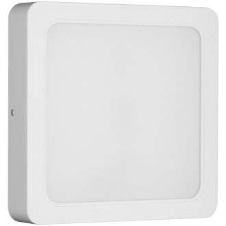   Avide LED Falra Szerelhető Négyzetes Mennyezeti Lámpa Műanyag 24W WW 3000K (ACSMWW-S-24W-PC)