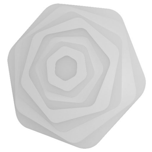 Avide Design Mennyezeti Lámpa Atina 85W(42.5+42.5) RF Távirányítóval (ADO3S-ATN-2.4G)