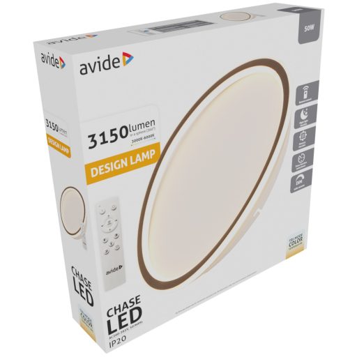 Avide Design Mennyezeti Lámpa Chase RF Távirányítóval (ADO3S-CHA-2.4G)