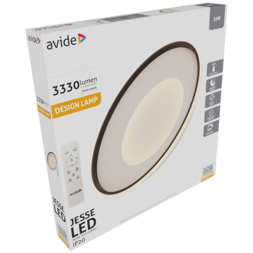 Avide Design Mennyezeti Lámpa Jesse RF Távirányítóval (ADO3S-JES-2.4G)