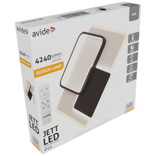 Avide Design Mennyezeti Lámpa Jett RF Távirányítóval (ADO3S-JET-2.4G)