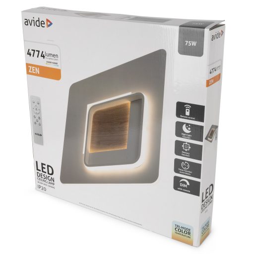 Avide Design Mennyezeti Lámpa Zen 75W RF Távirányítóval (ADO3S-ZEN-2.4G)
