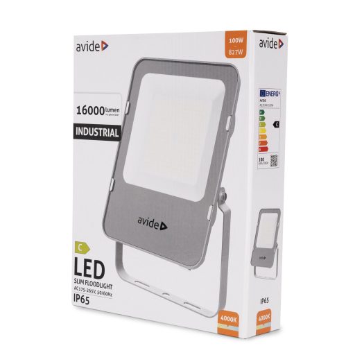 Avide LED Reflektor Ipari SMD 100W NW 4000K 160lm/W (AILFLNW-100W)