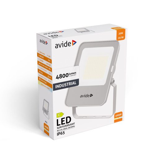 Avide LED Reflektor Ipari SMD 30W NW 4000K 160lm/W (AILFLNW-30W)