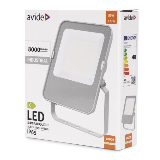 Avide LED Reflektor Ipari SMD 50W NW 4000K 160lm/W (AILFLNW-50W)