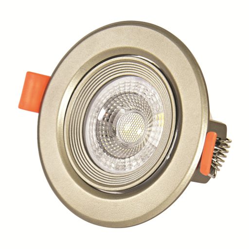 Avide LED Beépíthető Spot 38° Kerek Szatén 5W CW 6400K (ALDLS38CW-R-5W-S)