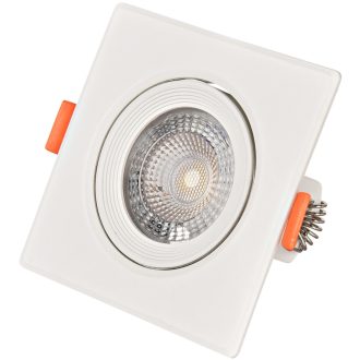   Avide LED Beépíthető Spot 38° Négyzetes 5W CW 6400K (ALDLS38CW-S-5W)