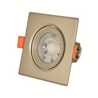   Avide LED Beépíthető Spot 38° Négyzetes Szatén 5W NW 4000K (ALDLS38NW-S-5W-S)